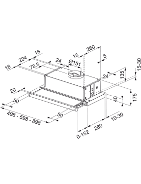 Вытяжка телескопическая Franke Flexa FTC 612 WH V2 (110.0200.734)