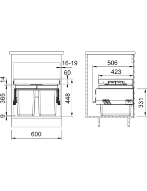 FX 60 26-26 сортер, пластик