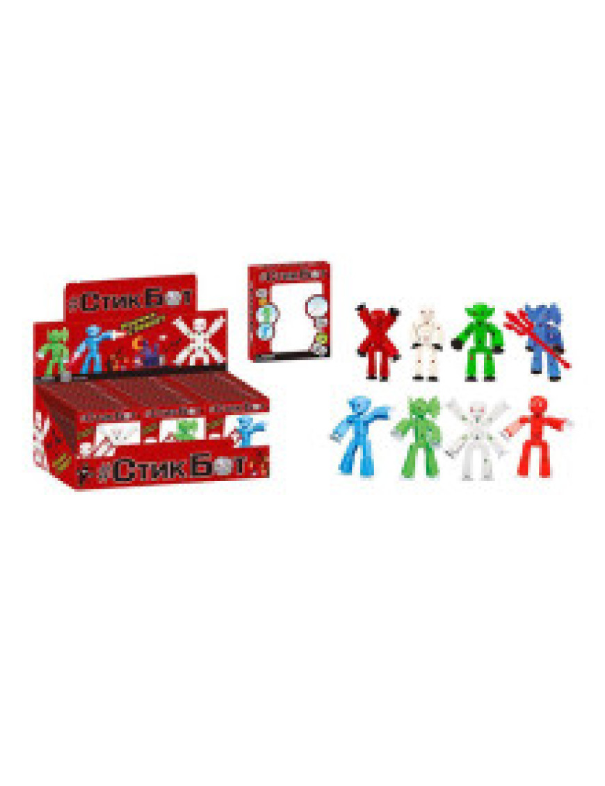 Стікбот іграшка (Монстри) JM-26A 24 штуки Стікбот іграшка (Монстри) JM-26A 24 штуки