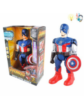 Робот Капітан Америка (звук, світло, ходить) № EJ810C