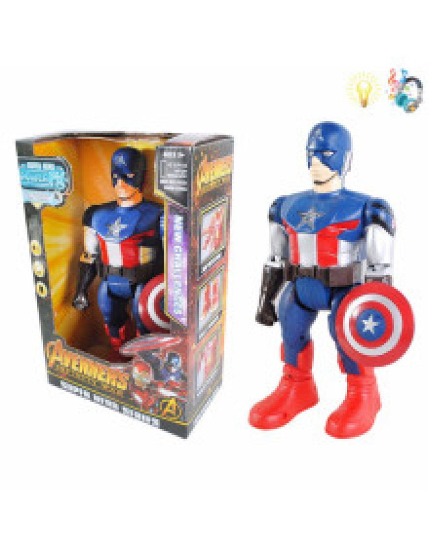 Робот Капітан Америка (звук, світло, ходить) № EJ810C Робот Капітан Америка (звук, світло, ходить) № EJ810C