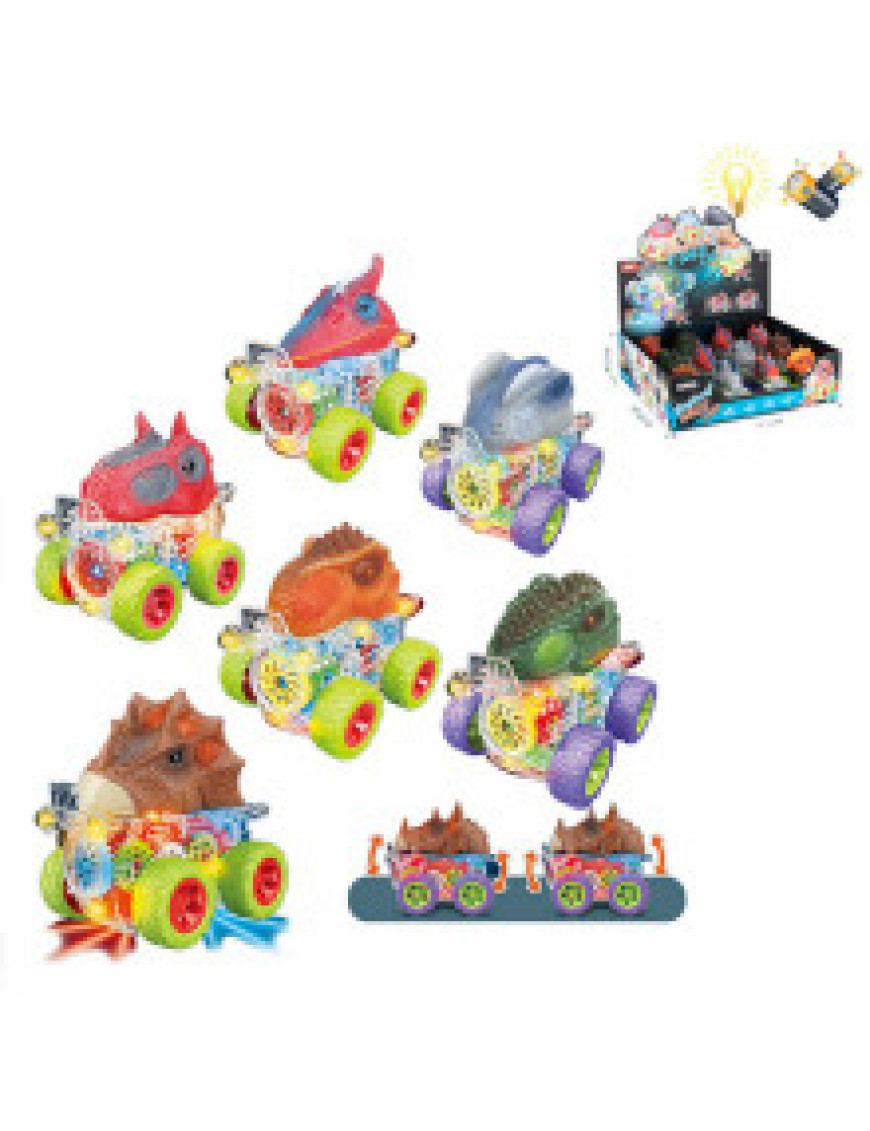 Машина на шестерні Динозавр, що світиться з батарейками № 86789P Машина на шестерні Динозавр, що світиться з батарейками № 86789P