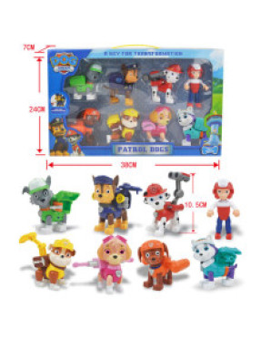 Патруль трансформер 8 штук 9950