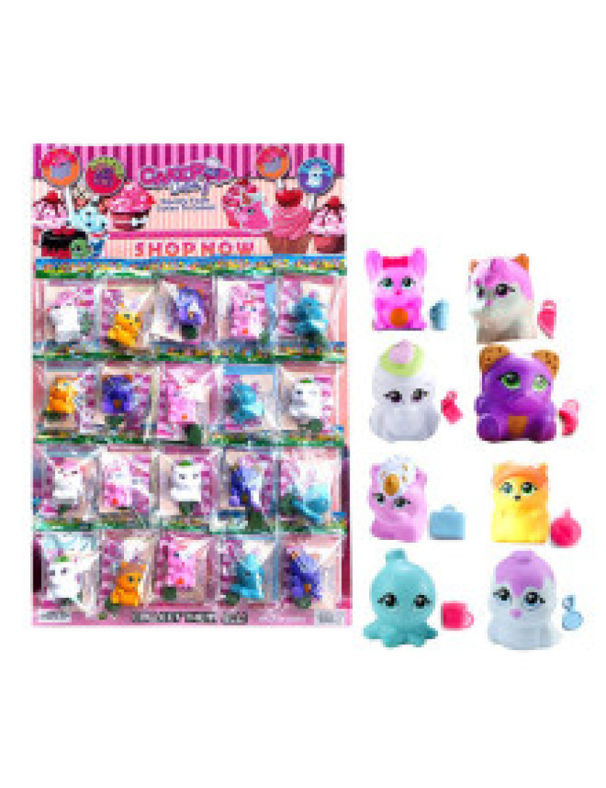 Сквіші Тварини (20шт на аркуші) № 501842 Сквіші Тварини (20шт на аркуші) № 501842