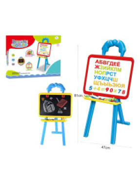 Дошка знань магнітна та малювати крейдою № 669-10A