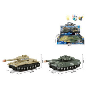 Танк, музика, світло з батарейками 8 штук № KLX700-29A