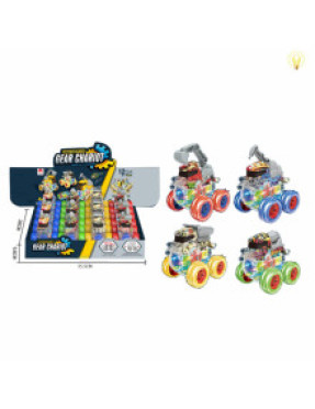 Машина на шестерні, світло 12 штук № 909-504