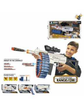 Автомат НЕРФ з м'якими кулями, акумулятор № 568-3A