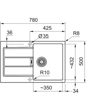 Кухонная мойка Franke Sirius S2D 611-78 143.0621.334