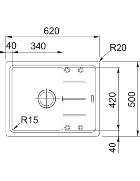 Кухонная мойка Franke Basis BFG 611-62 114.0272.596