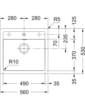 Кухонная мойка Franke Sirius SID 610-50 143.0691.510