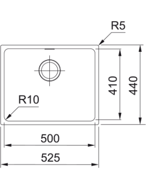 Кухонная мойка Franke Sirius SID 110-50 125.0395.602