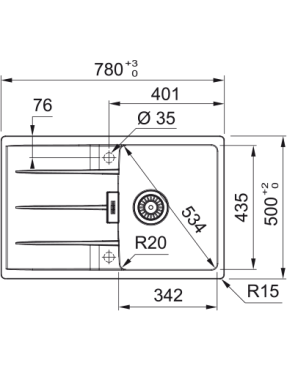 Кухонная мойка Franke Centro CNG 611-78 (114.0701.811)