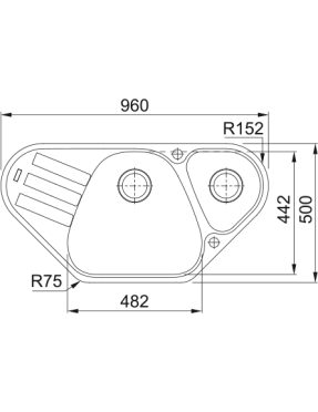 Кухонная мойка Franke Antea AZG 661-E 114.0499.223