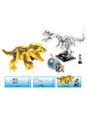 Конструктор скелет динозавра 613 деталей № 98016