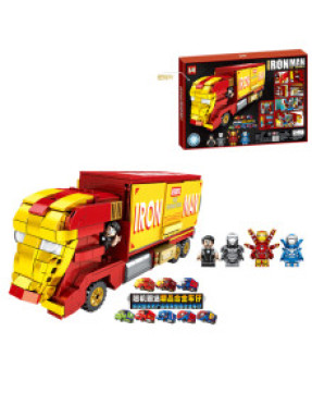 Конструктор Супер Герої Залізна людина 845 деталей № MG330