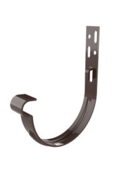 Кронштейн желоба короткий М3-130, коричневый RAL8017 (для 