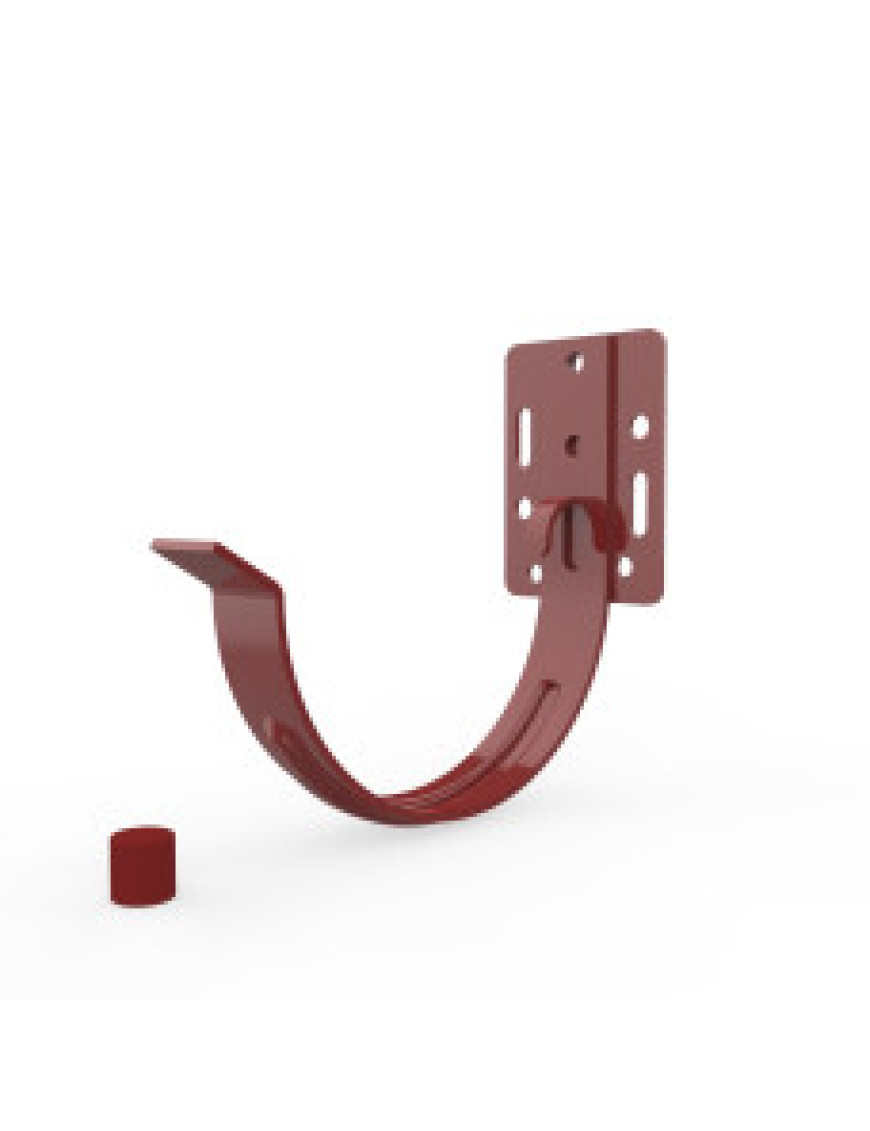 Кронштейн желоба, короткий М1, красный RAL3009 (для Кронштейн желоба, короткий М1, красный RAL3009 (для