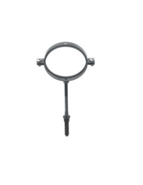 Хомут для крепления труб d100-L160 (серый RAL 7040)
