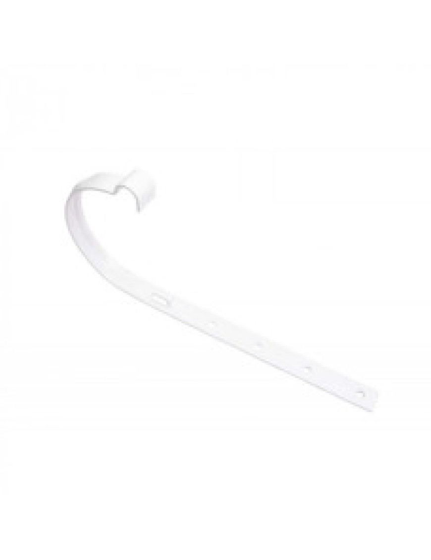 Кронштейн желоба 25х2.5 мм, белый RAL9003 (для Кронштейн желоба 25х2.5 мм, белый RAL9003 (для