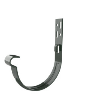 Кронштейн желоба короткий М3-130, зелёный RAL6009 (для 