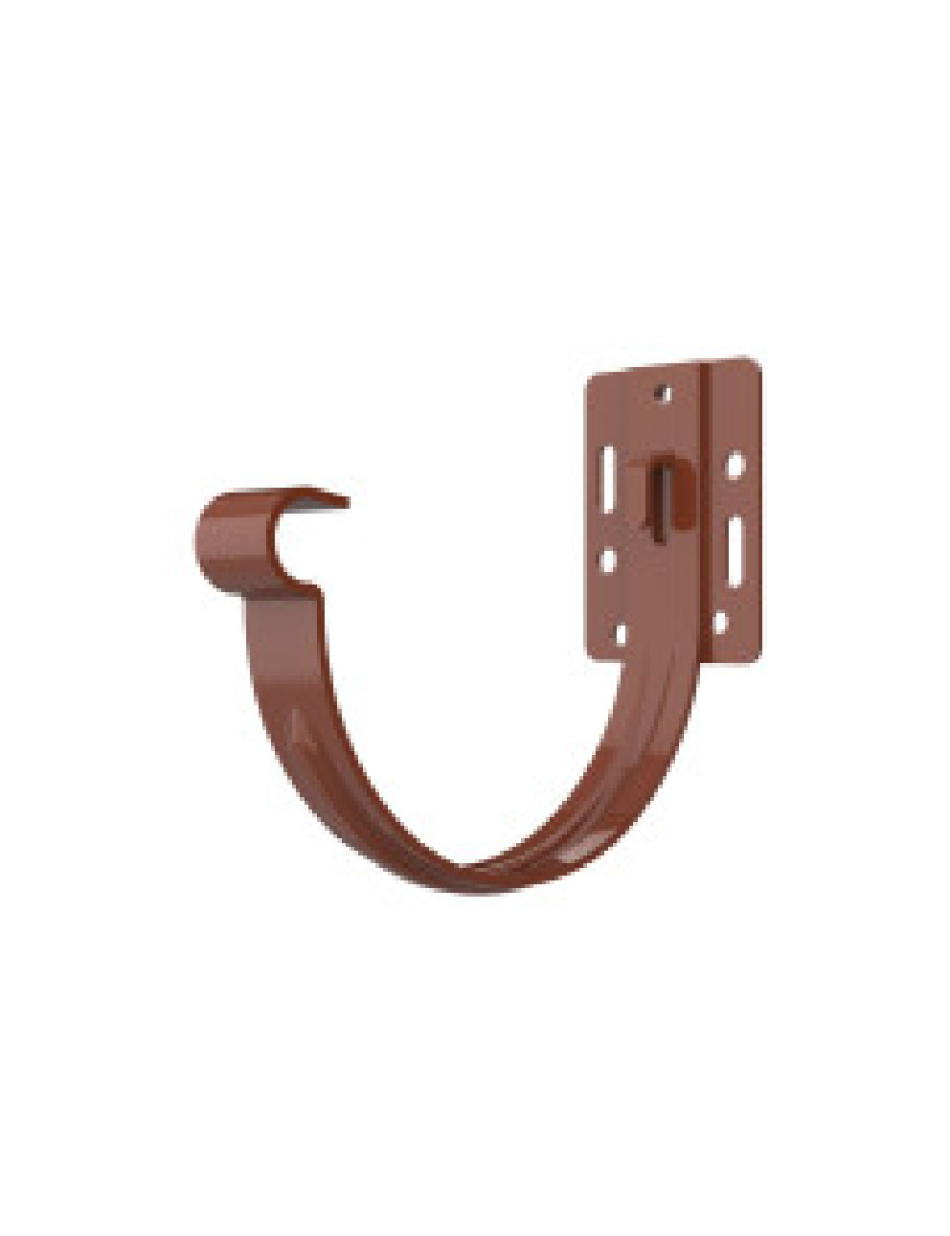 Кронштейн желоба М1-130, кирпичный RAL8004 (для 