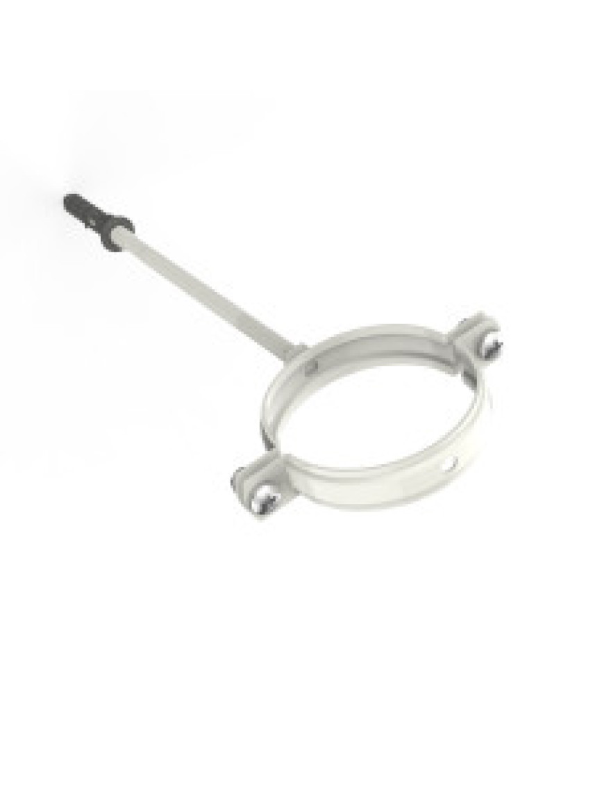 Хомут для крепления труб d80-L220, RAL9003