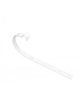 Кронштейн желоба, белый RAL9003 (для 