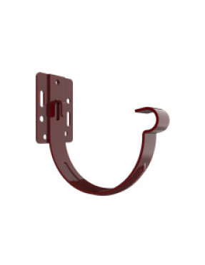 Кронштейн ринви М1-120 RAL3011, для кріплення до лобової дошки.