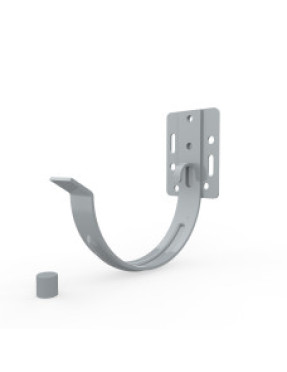 Кронштейн желоба, короткий М1, серый RAL7040 (для 
