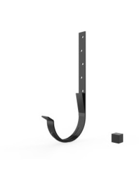 Кронштейн ринви 25х3.0 мм, чорний RAL9005 (для 