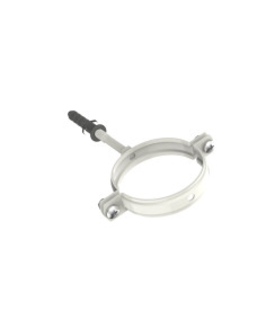 Хомут для крепления труб d80-L100, RAL9003