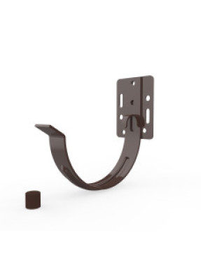 Кронштейн ринви, короткий М1, коричневий RAL8017 (для 
