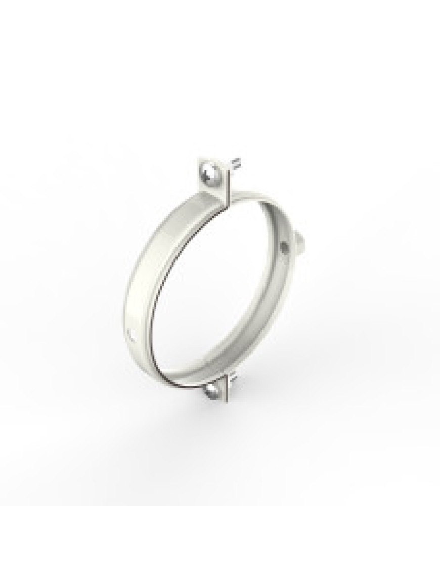 Хомут для крепления труб d100, белый Хомут для крепления труб d100, белый