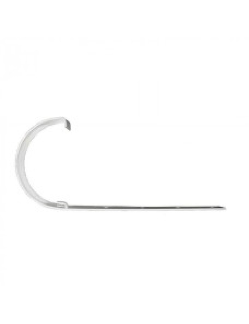 Кронштейн желоба 25х2.5 мм, белый RAL9003 (для Кронштейн желоба 25х2.5 мм, белый RAL9003 (для