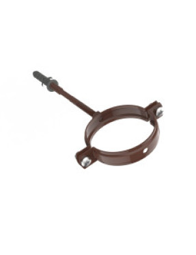 Хомут для крепления труб d80-L160, RAL8017