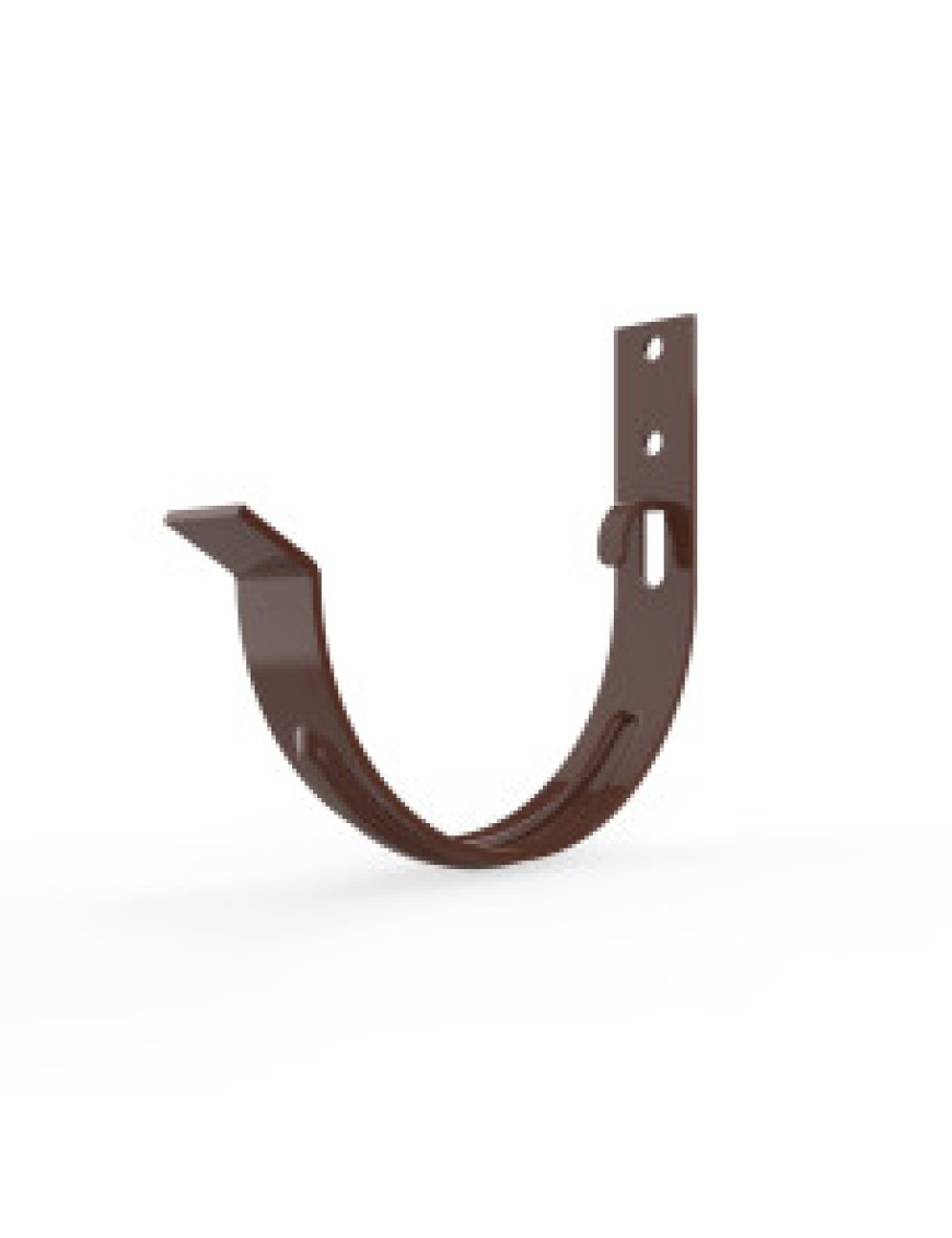 Кронштейн желоба, короткий М2, коричневый RAL8017 (для Кронштейн желоба, короткий М2, коричневый RAL8017 (для