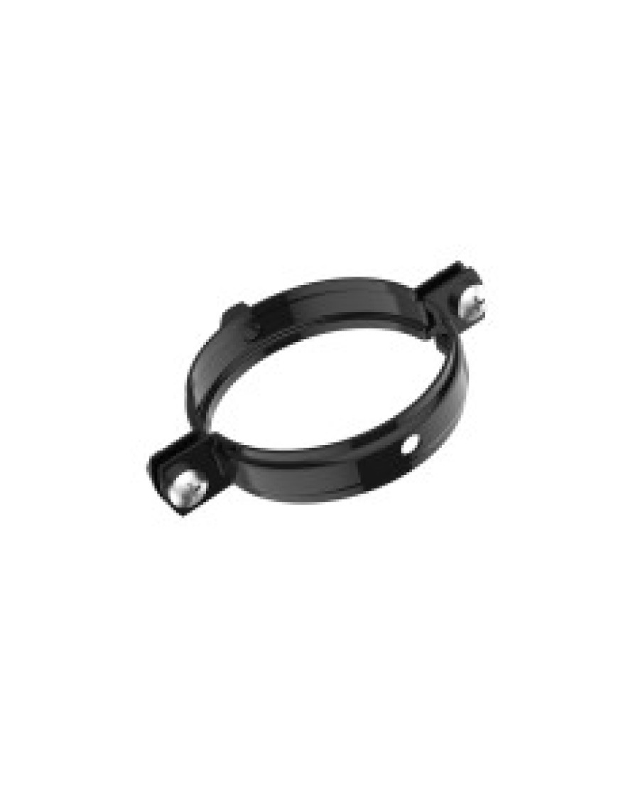 Хомут для крепления труб d82 (чёрный RAL 9005)