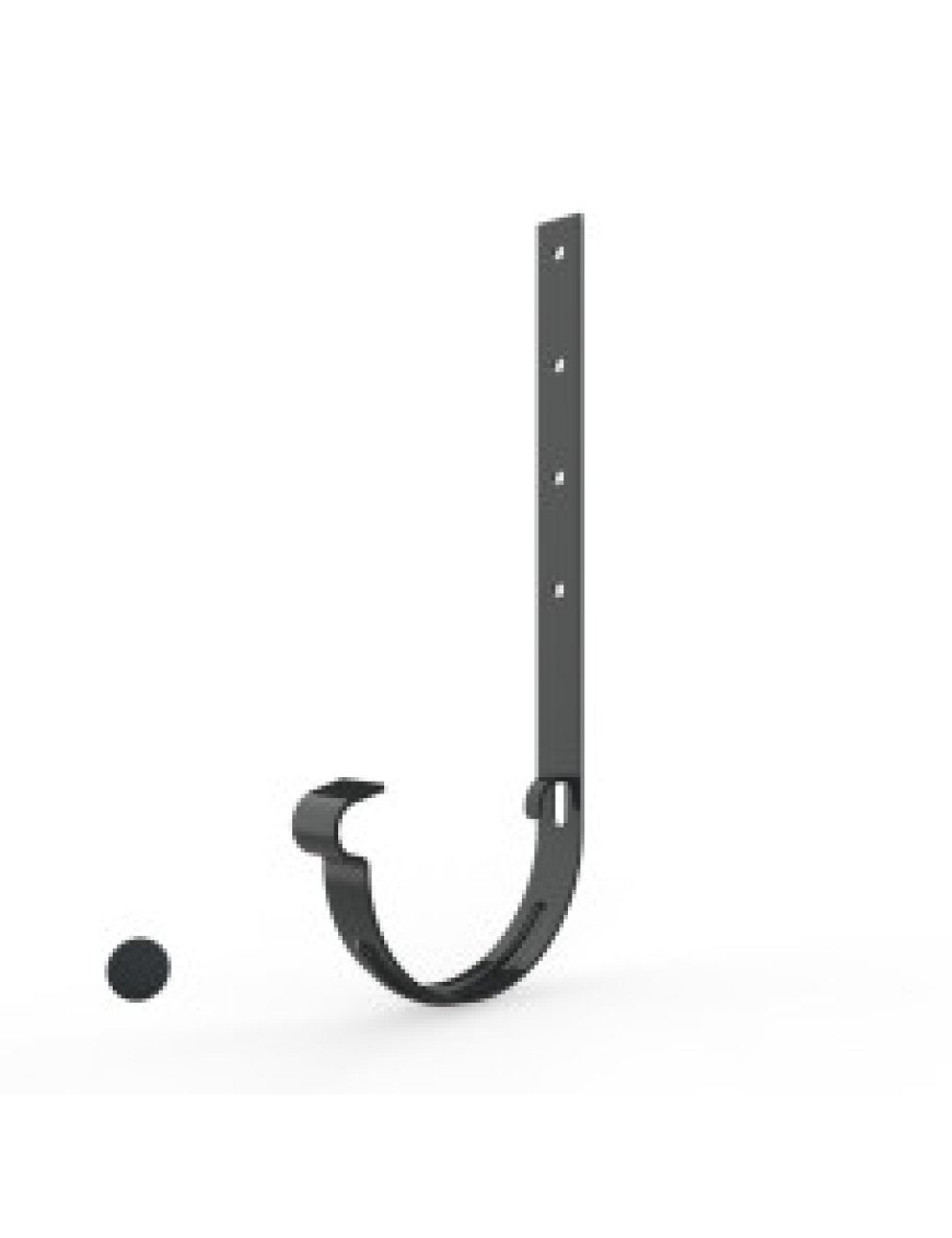 Кронштейн ринви 25х2.5 мм, графіт RAL7021 (для 