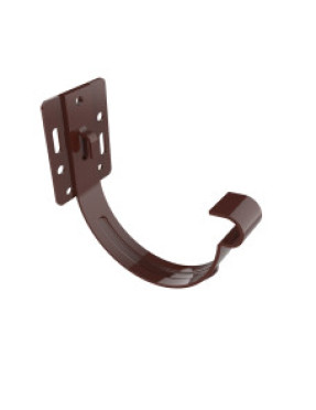 Кронштейн желоба М1-120 RAL8019, для крепления к лобовой доске.