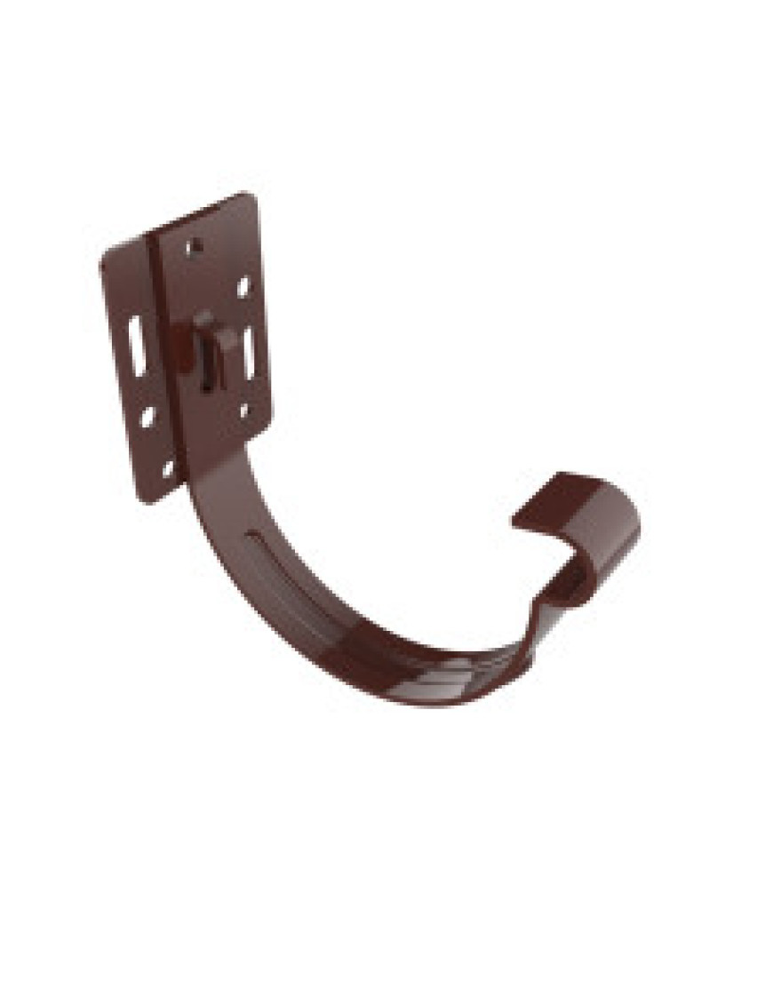 Кронштейн желоба М1-120 RAL8019, для крепления к лобовой доске. Кронштейн желоба М1-120 RAL8019, для крепления к лобовой доске.