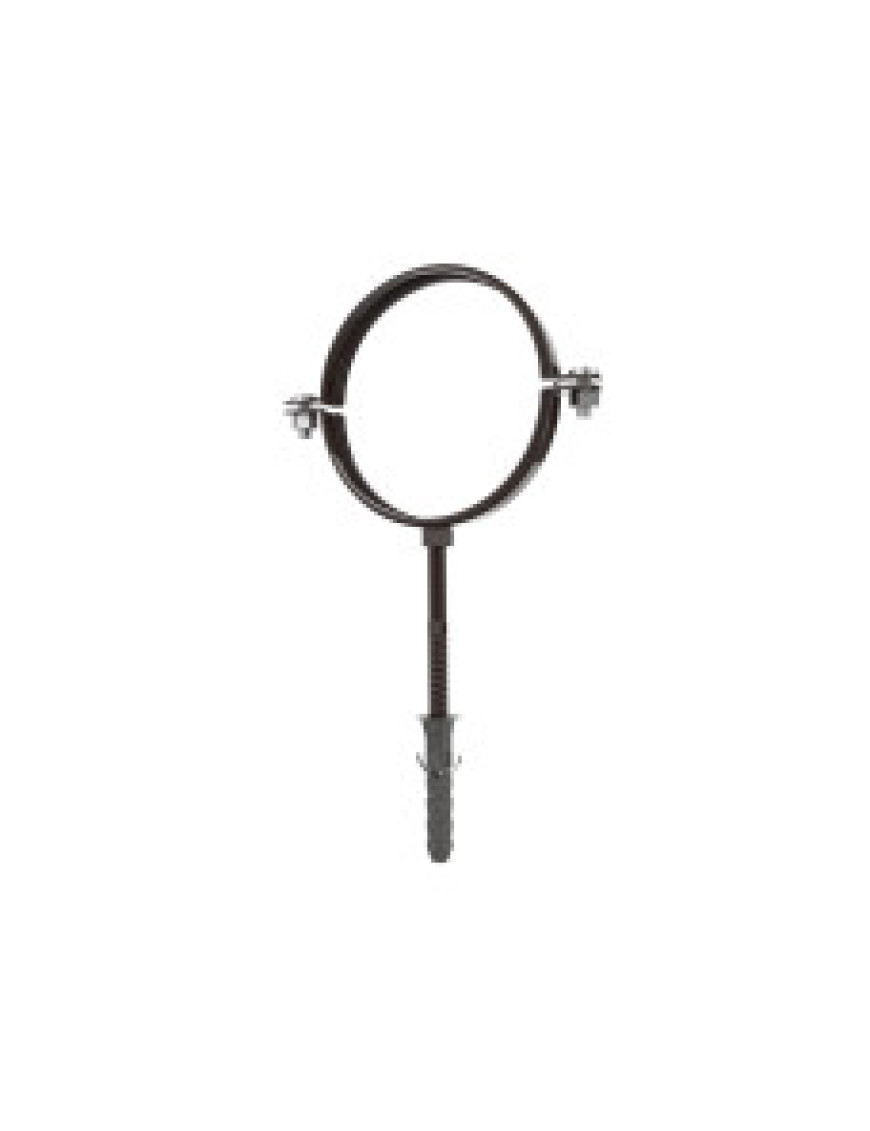 Хомут для крепления труб d100-L100 (коричневый RAL 8017) Хомут для крепления труб d100-L100 (коричневый RAL 8017)