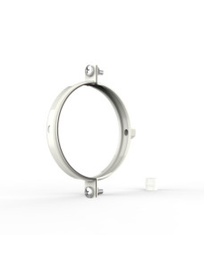 Хомут для крепления труб d105 (кв), RAL9003 Хомут для крепления труб d105 (кв), RAL9003