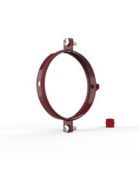 Хомут для крепления труб d105 (кв), RAL3004