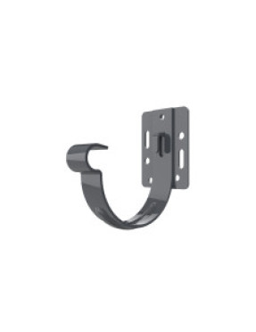 Кронштейн желоба М1-90, графит RAL7024 (для 