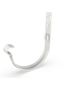 Тримач для ринви короткий М3-130, білий RAL9003 (для 