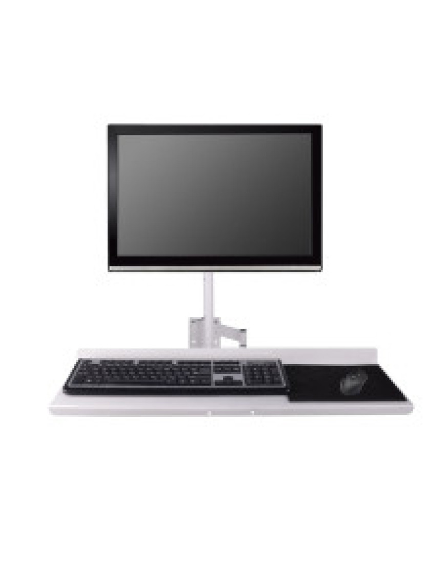 Настенное рабочее место Белое/Черное Настенное рабочее место Белое/Черное