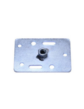 Широкая опорная пластина с гайкой