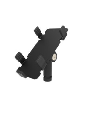 Тримач банківського терміналу з поворотним елементом для консолі