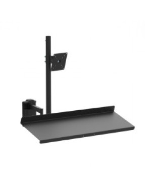 Настенное рабочее место Черное/Белое